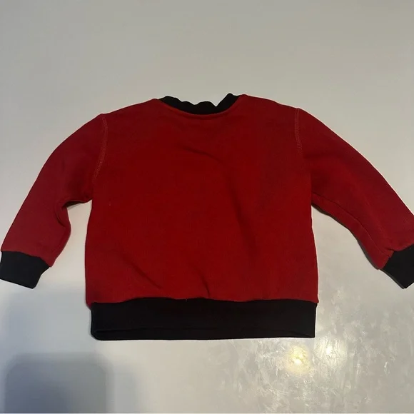 Ralph Lauren Polo Bear Red Black Sweater Size 24month - Picture 7 of 8